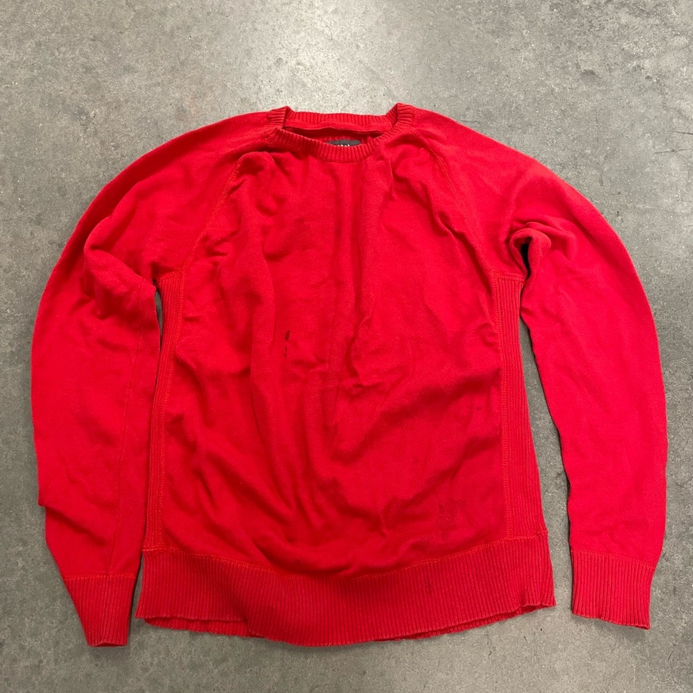 Classic Red Crewneck Sweater for Men